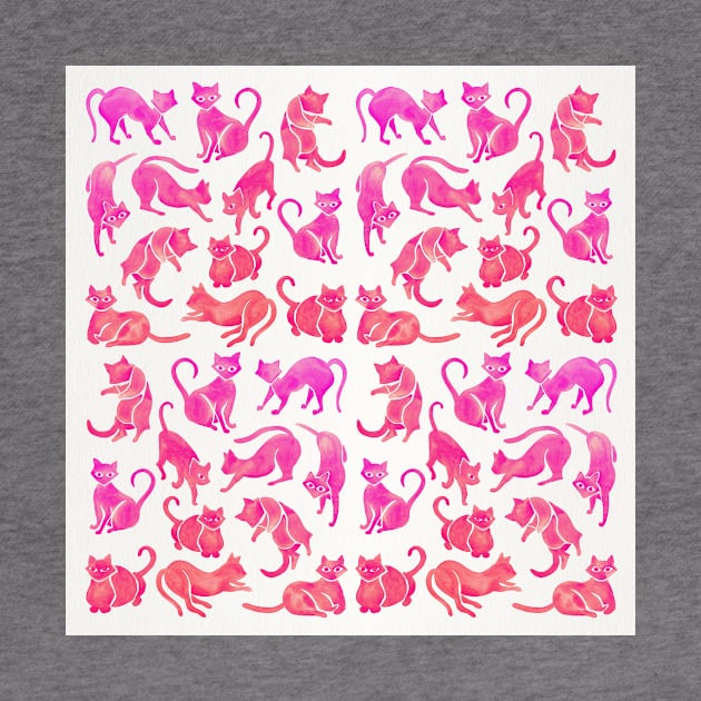 pink cat positions by CatCoq